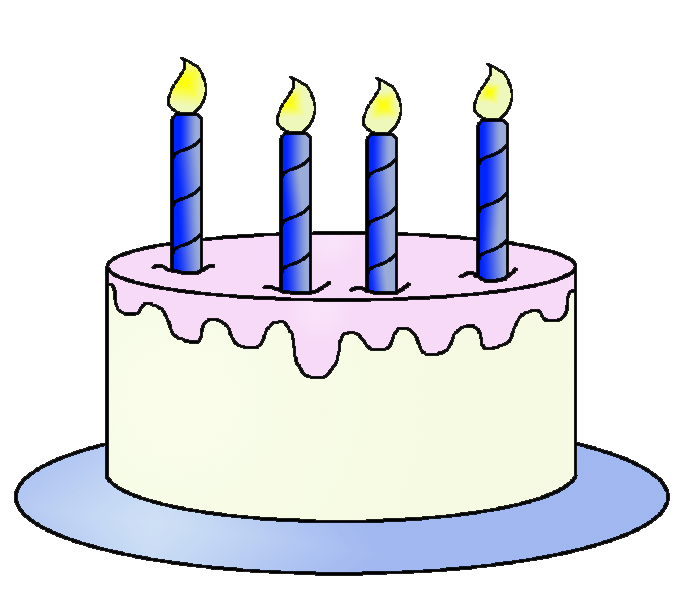Birthday Cake Clip Art With Lots Of Candles free image download
