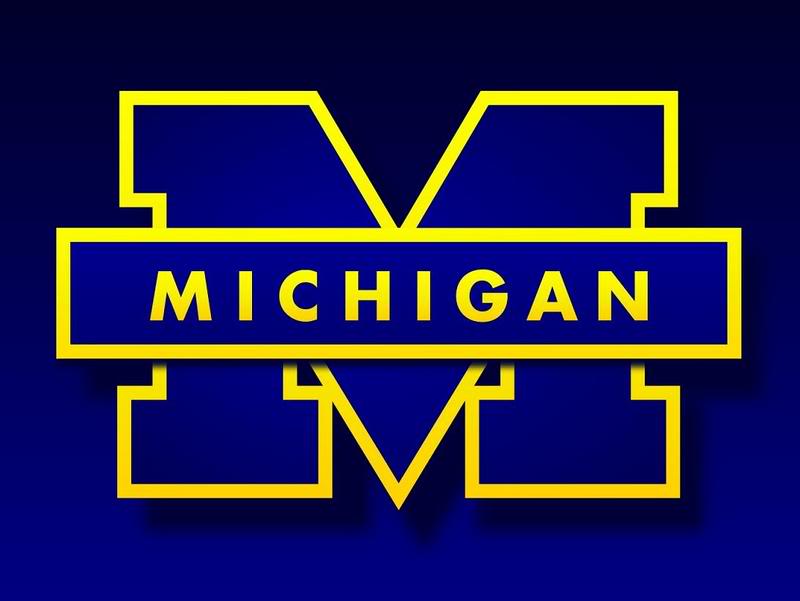 Michigan Block M drawing free image download