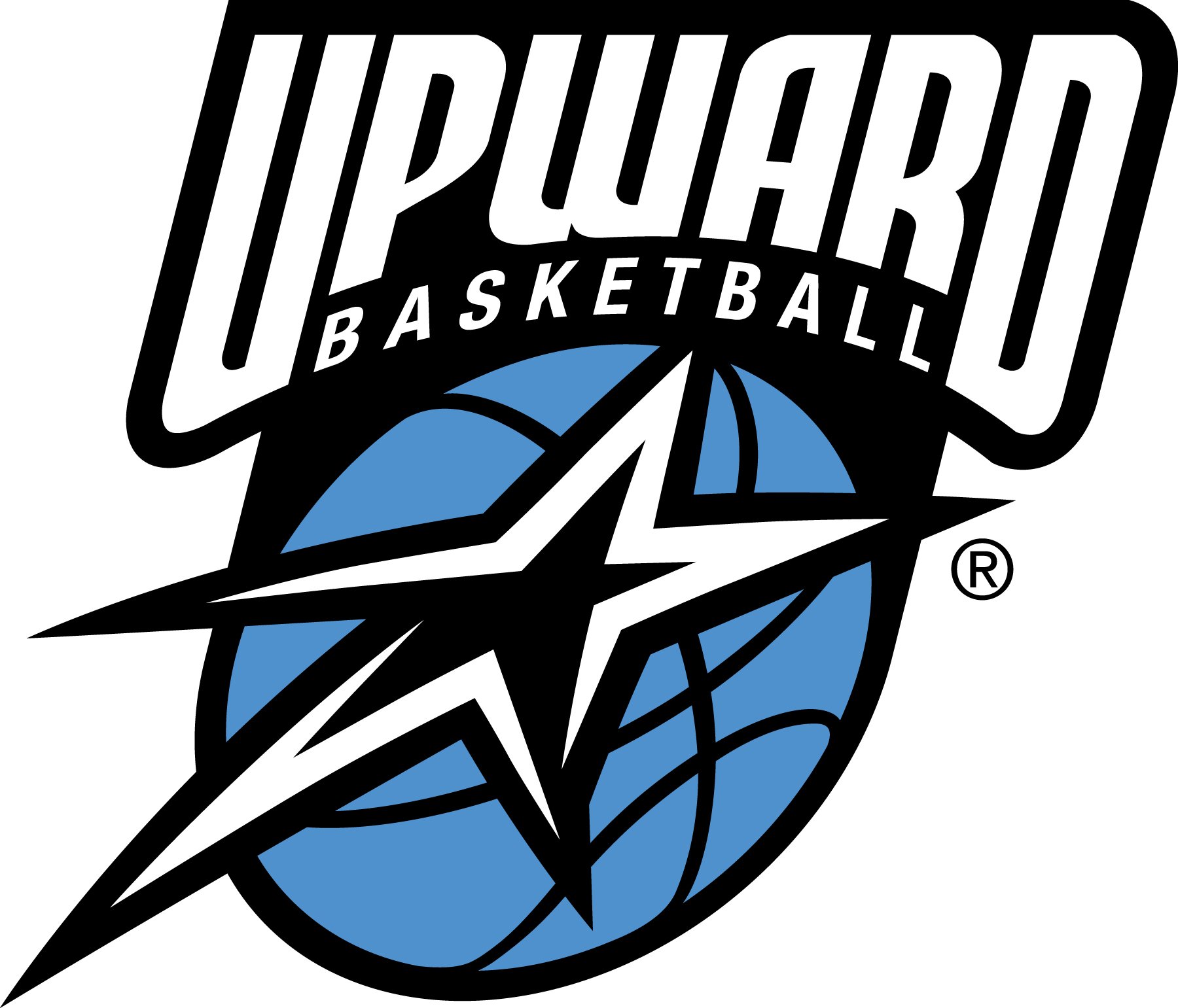 Upward Basketball, logo with star at ball free image download