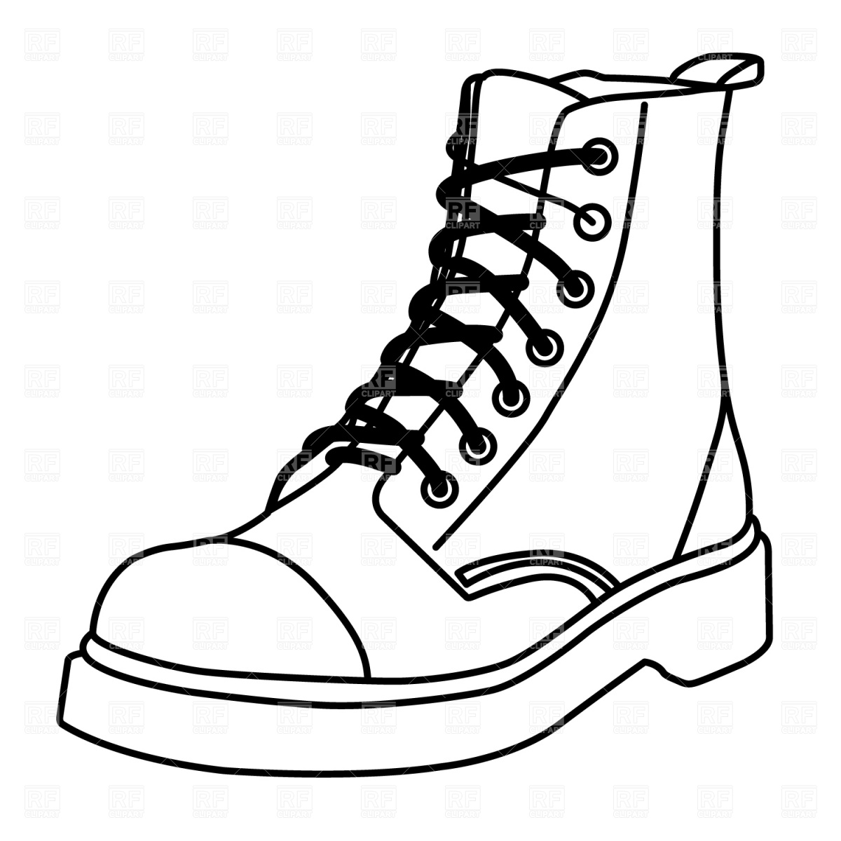Boot Clip Art Black And White N7 free image download