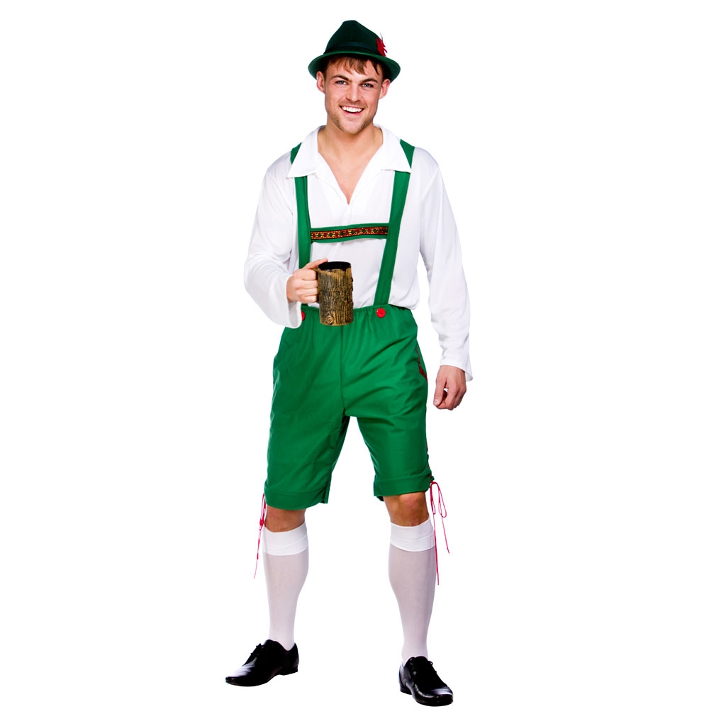 German man in the costume with the beer free image download
