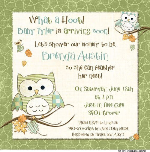 Owl Baby Shower Invitations Boy N2 free image download