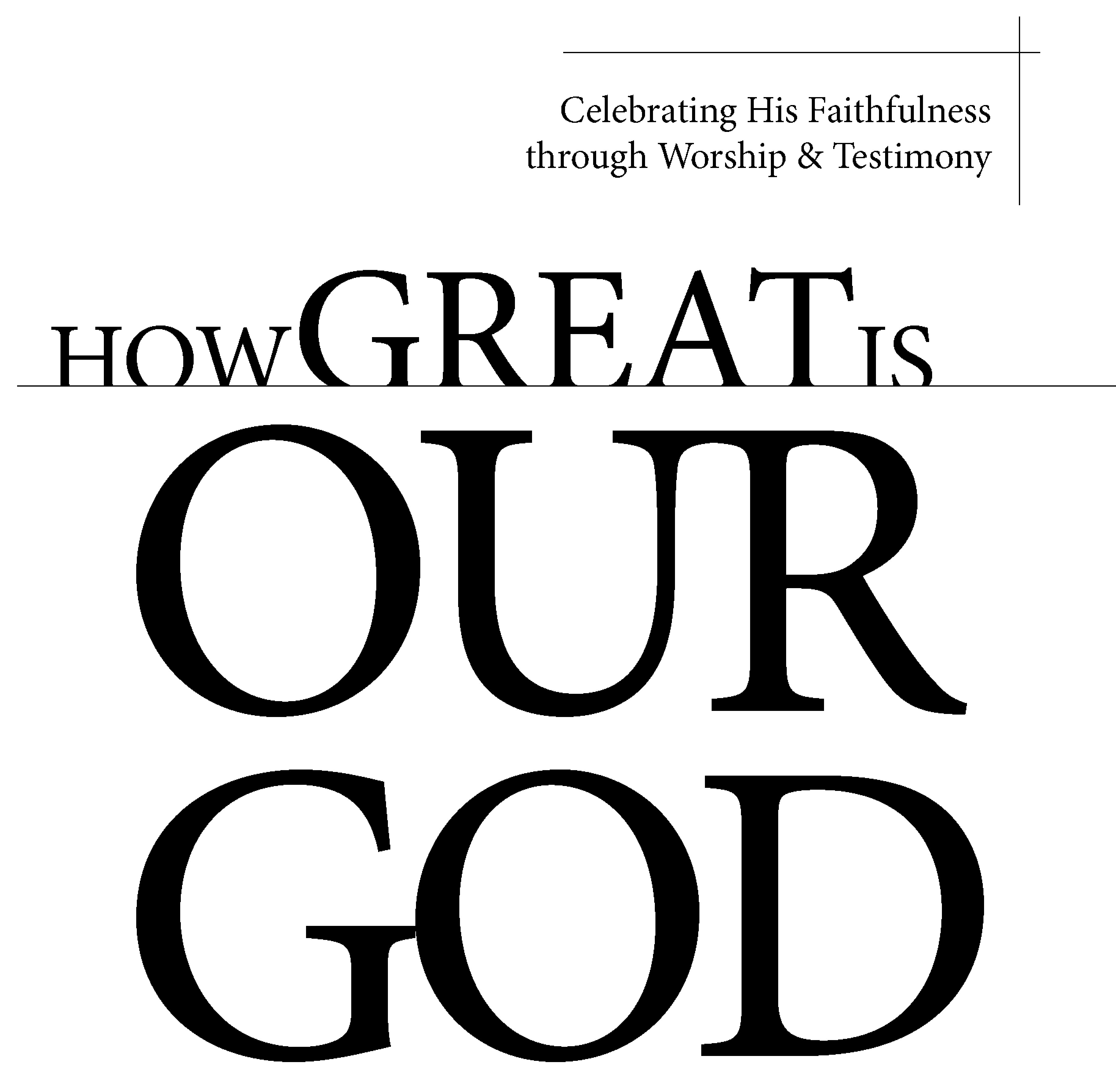 How Great Is Our God, black writing free image download