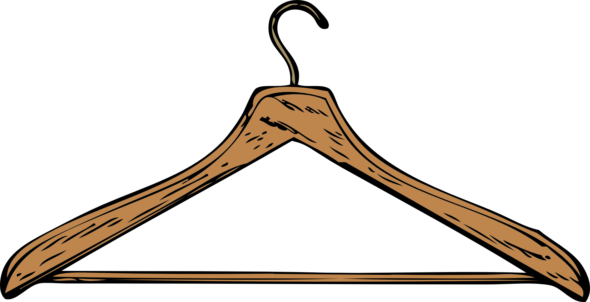 Coat Hanger Clip Art drawing free image download
