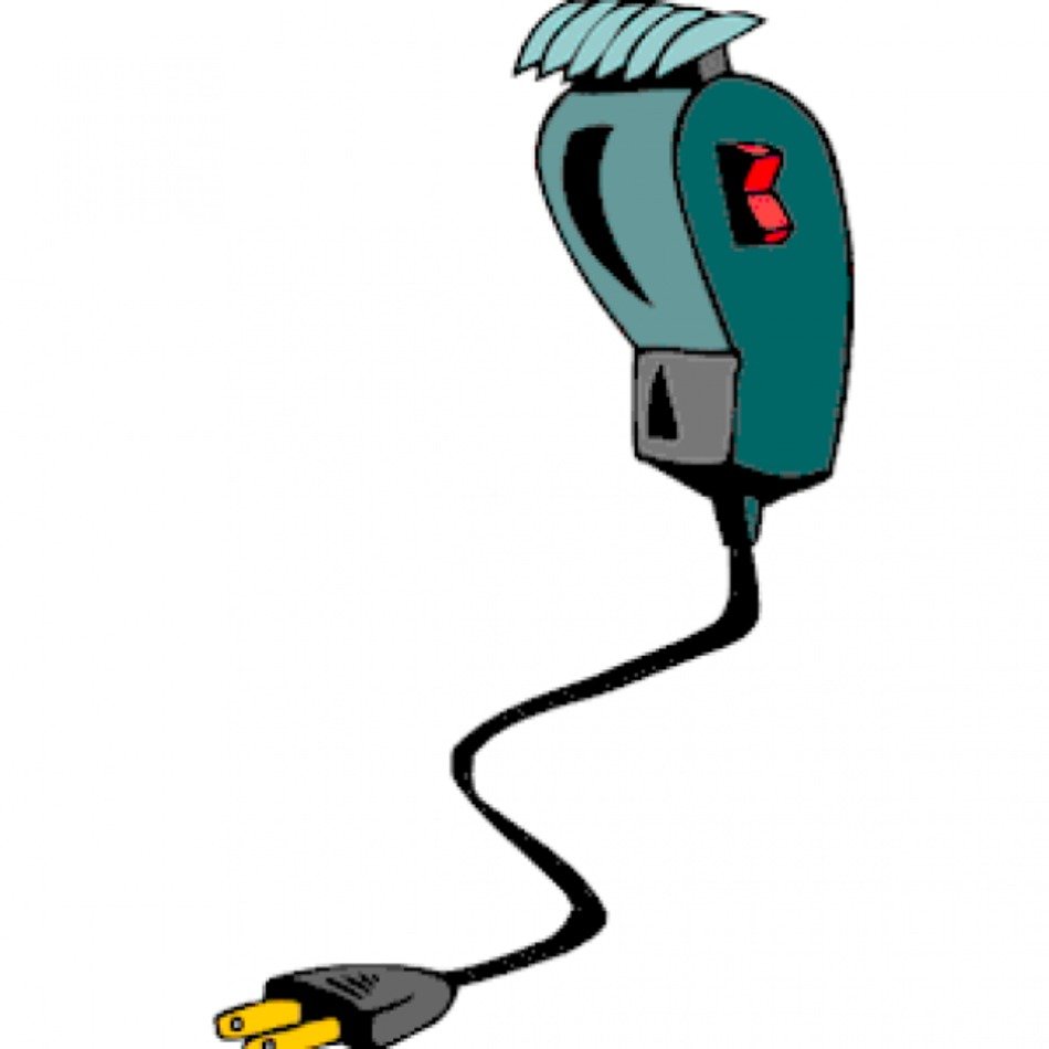 Cartoon Hair Clippers Clip Art free image download