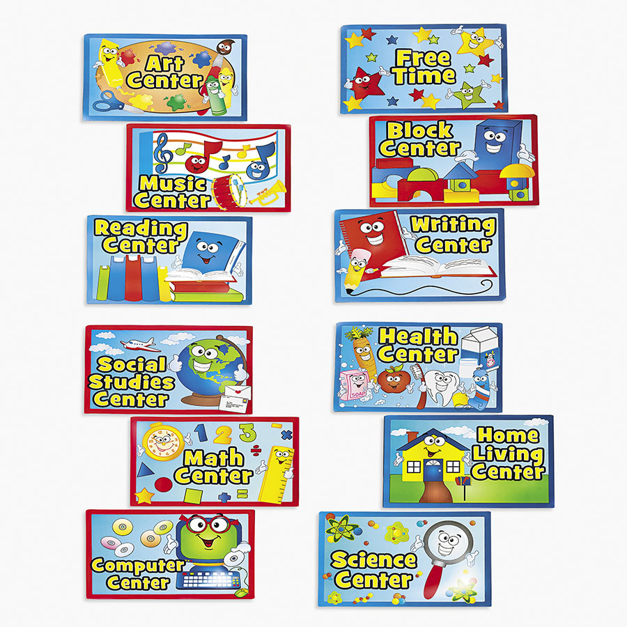 Preschool Classroom Center Signs Printable