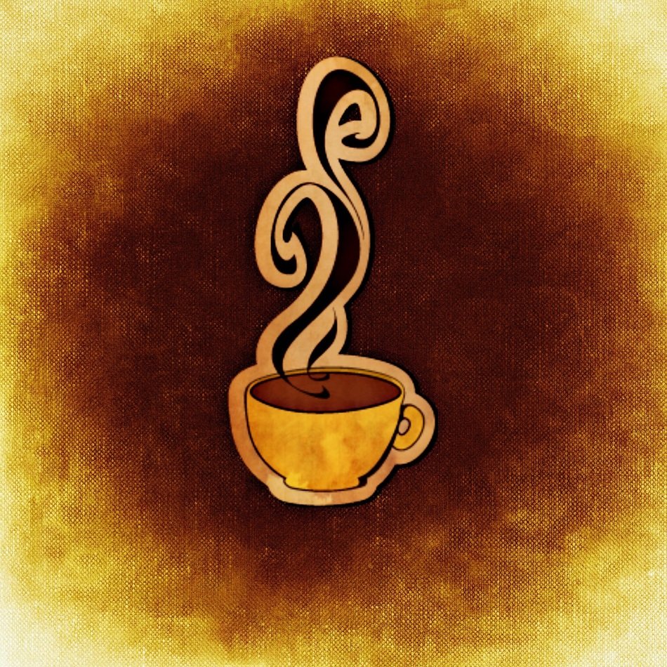 Coffee drink abstract drawing free image download