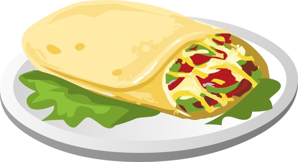 Taco mexican food drawing free image download