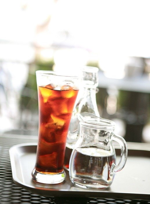 Iced tea and water free image download