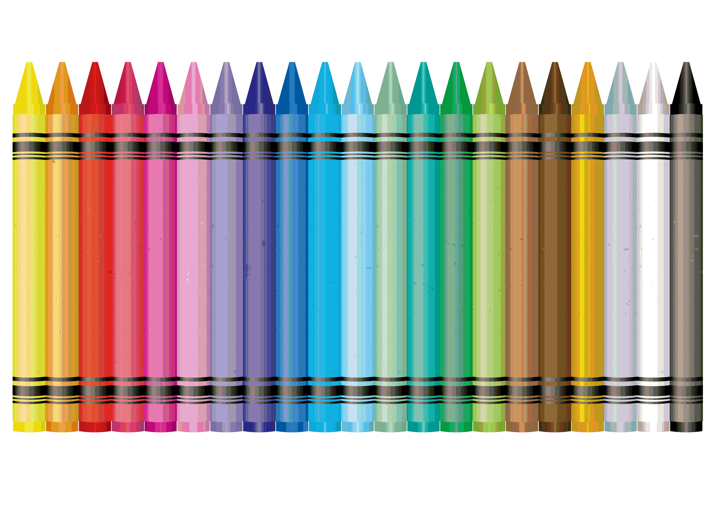 Clipart of the Crayons free image download