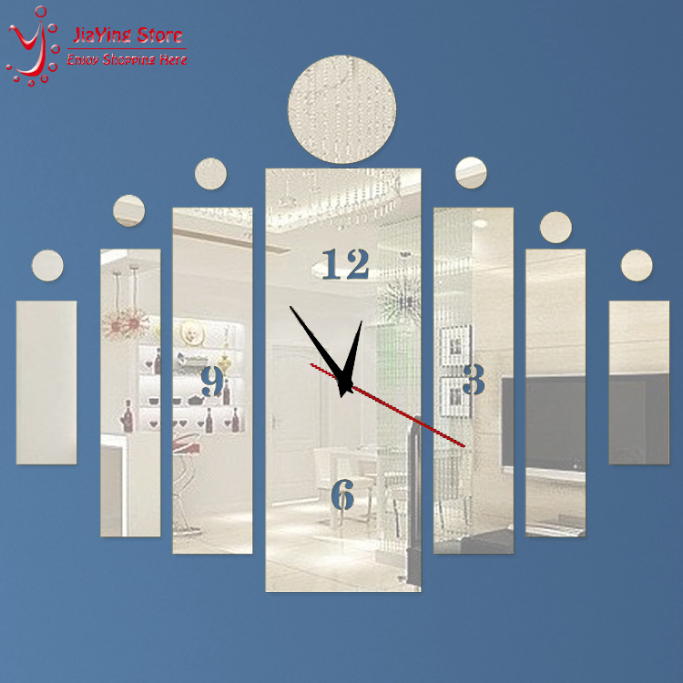 Modern Mirror Wall Clock free image download