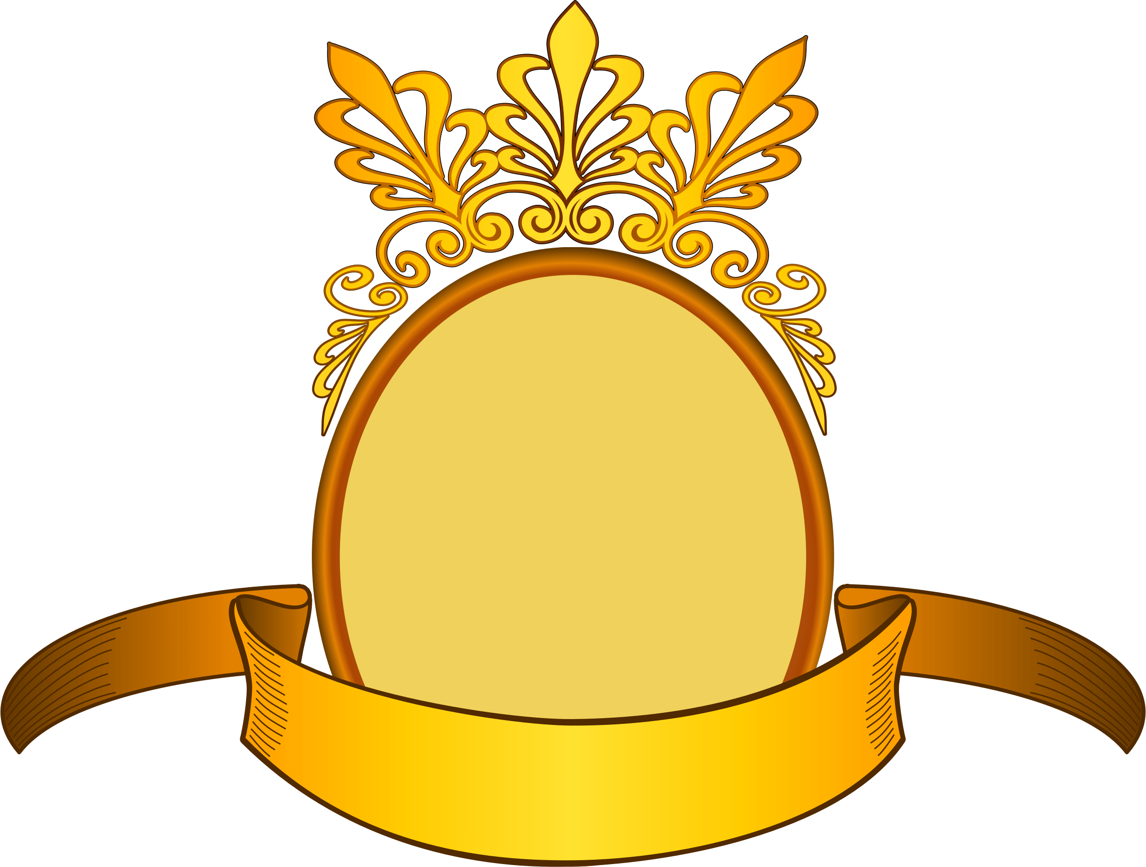 Gold ornament drawing free image download