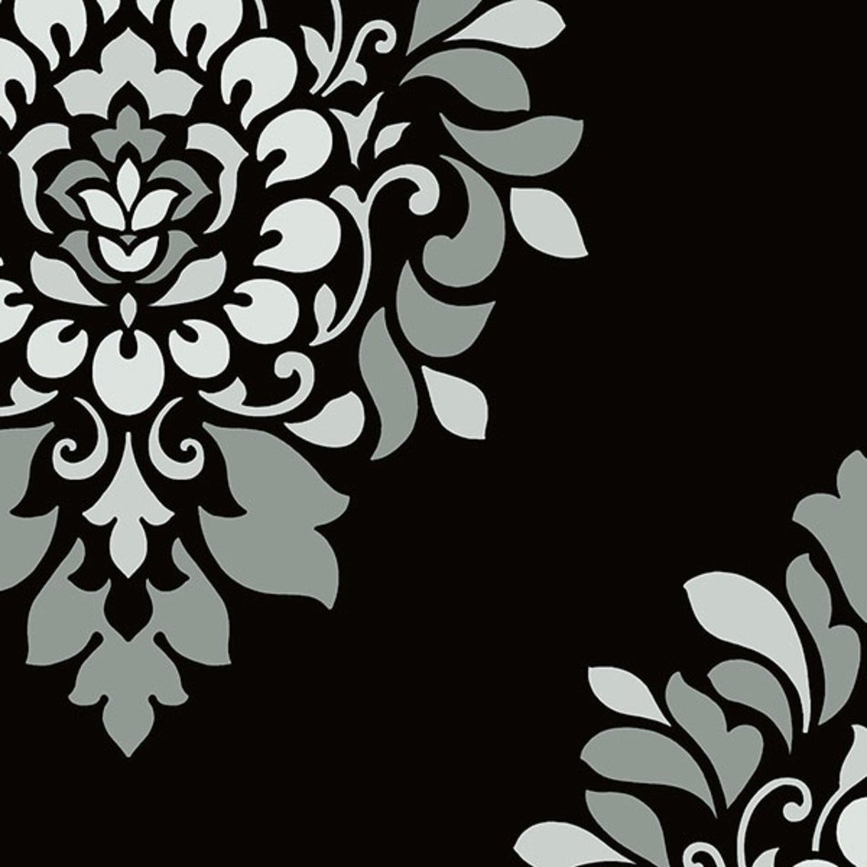 Black And White Damask free image download