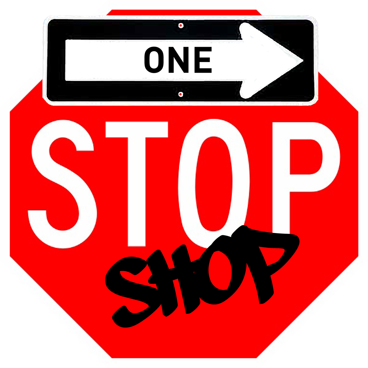 Clip art of One Stop Shop logo free image download