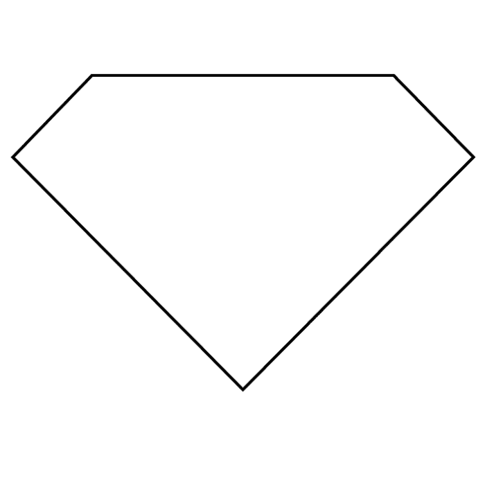 Superman Logo Template Printable N2 free image download