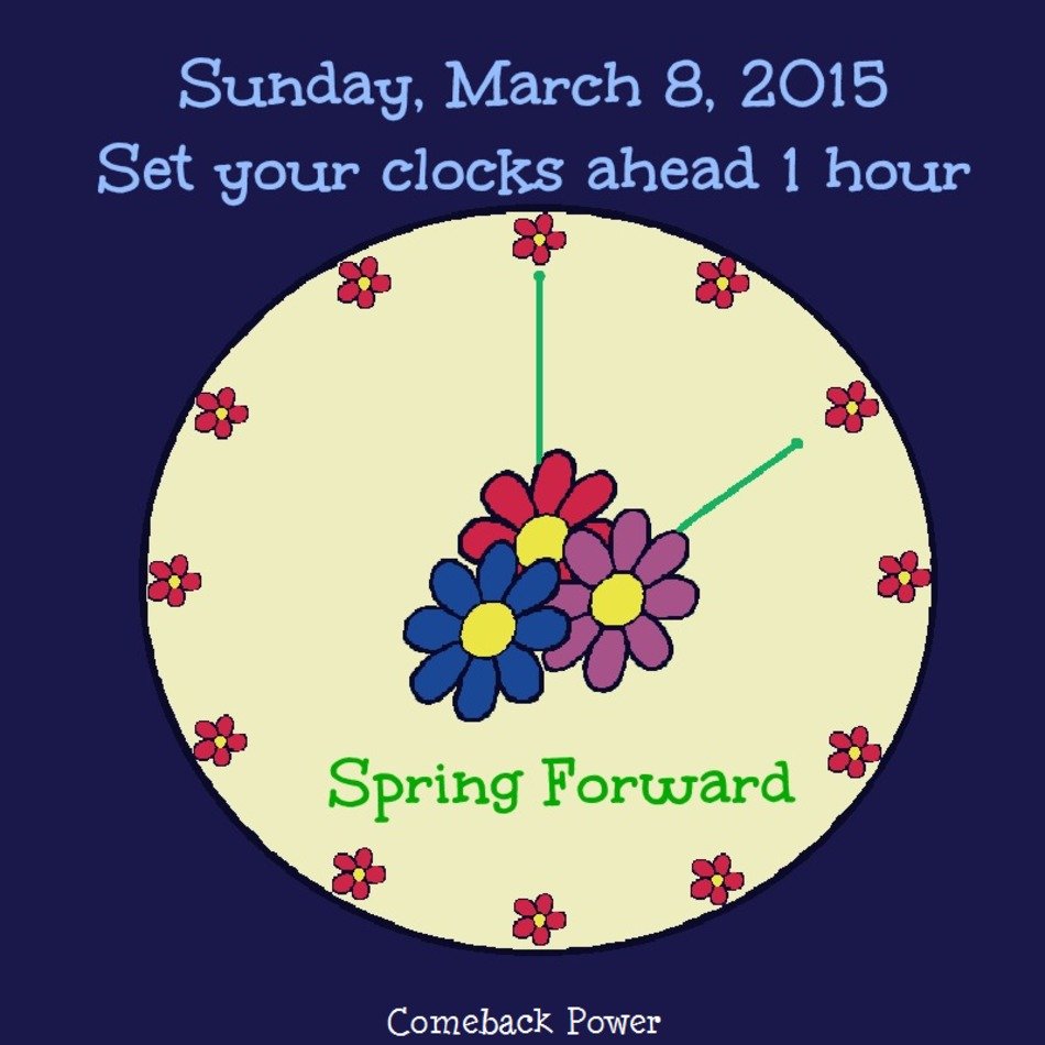 Spring Forward Daylight Savings Time 2015 N6 free image download