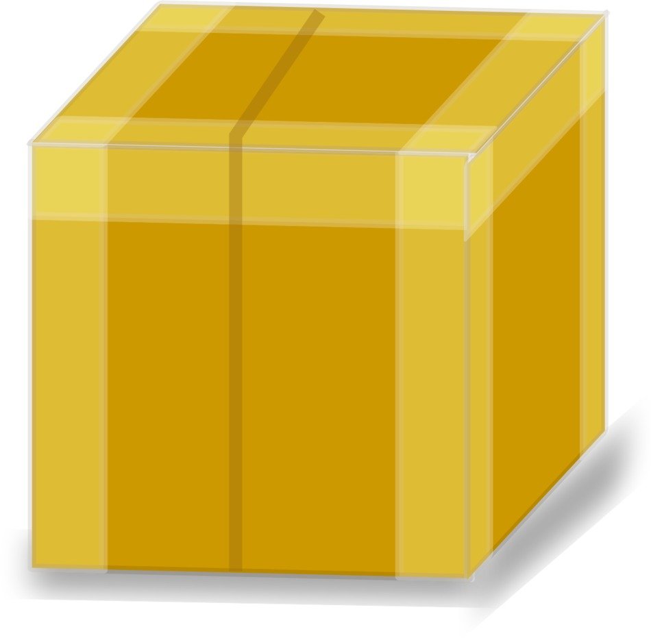 Painted yellow box free image download