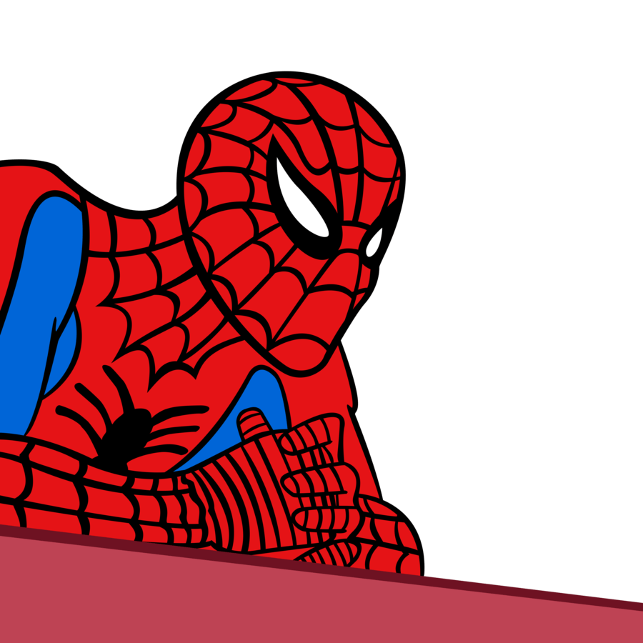 Portrait of Spider Man free image download