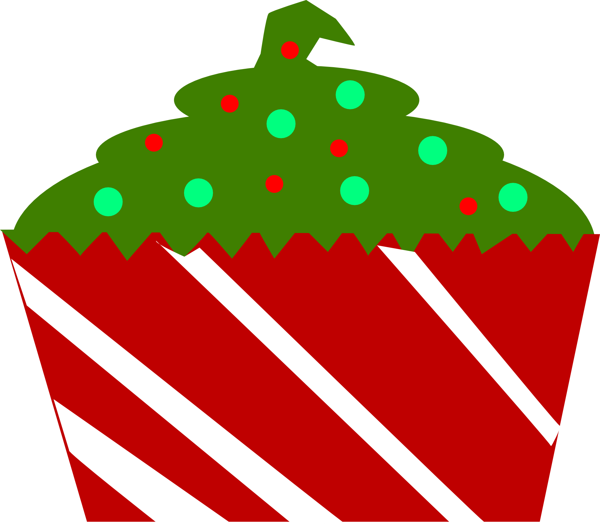 Christmas dessert drawing free image download