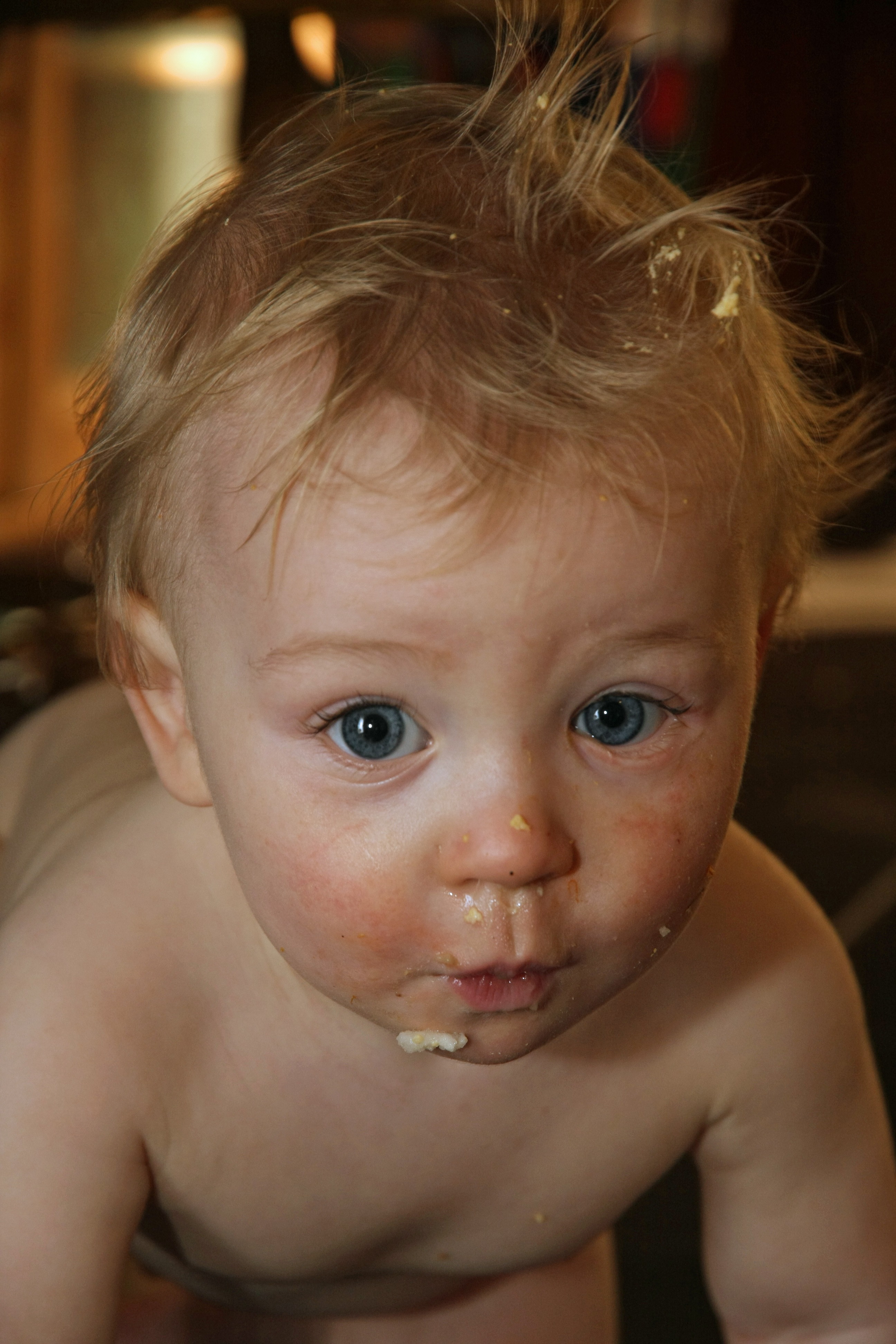 Dirty baby closeup free image download