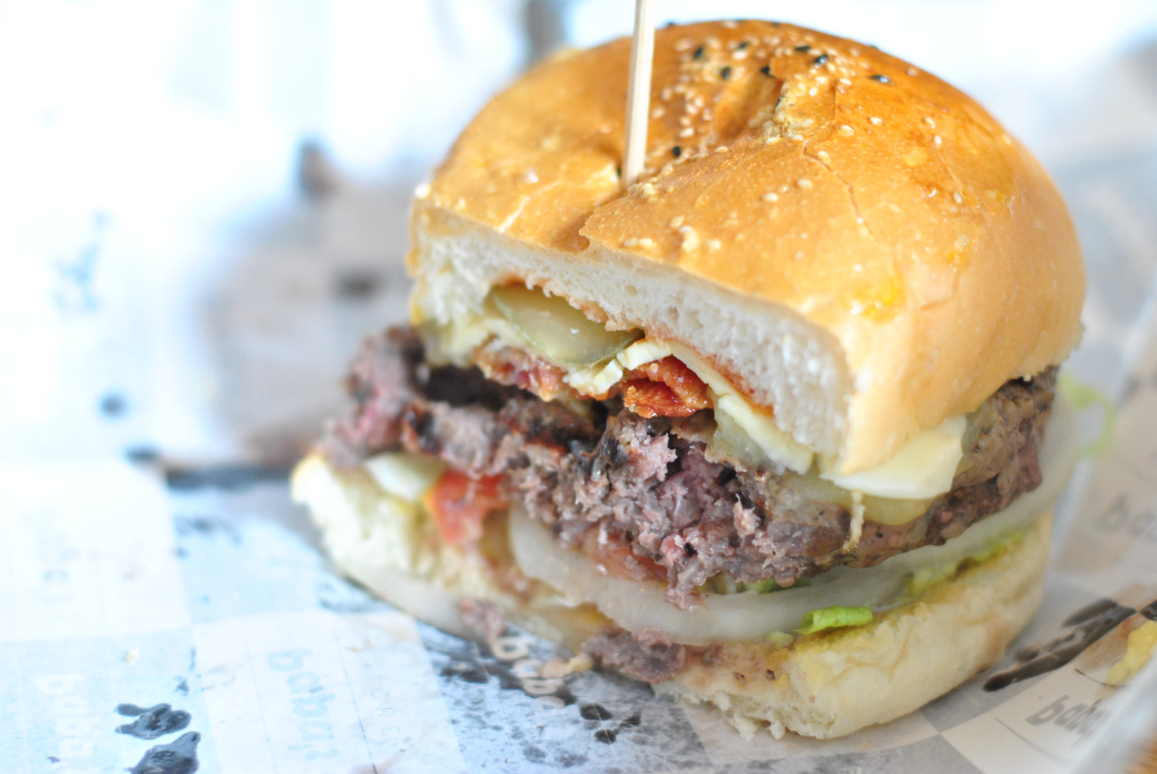 Cut burger free image download