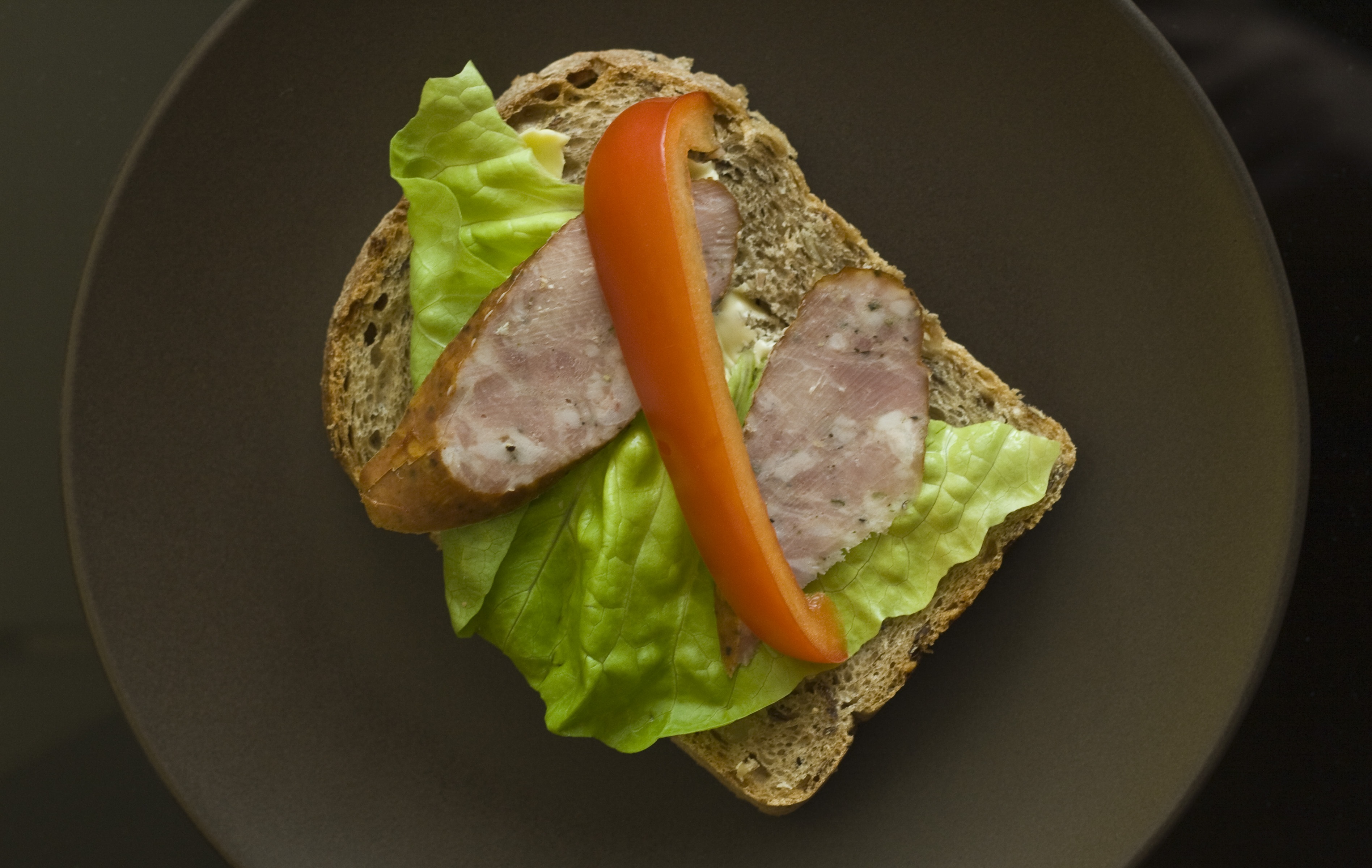 Sandwich sausage and salad free image download