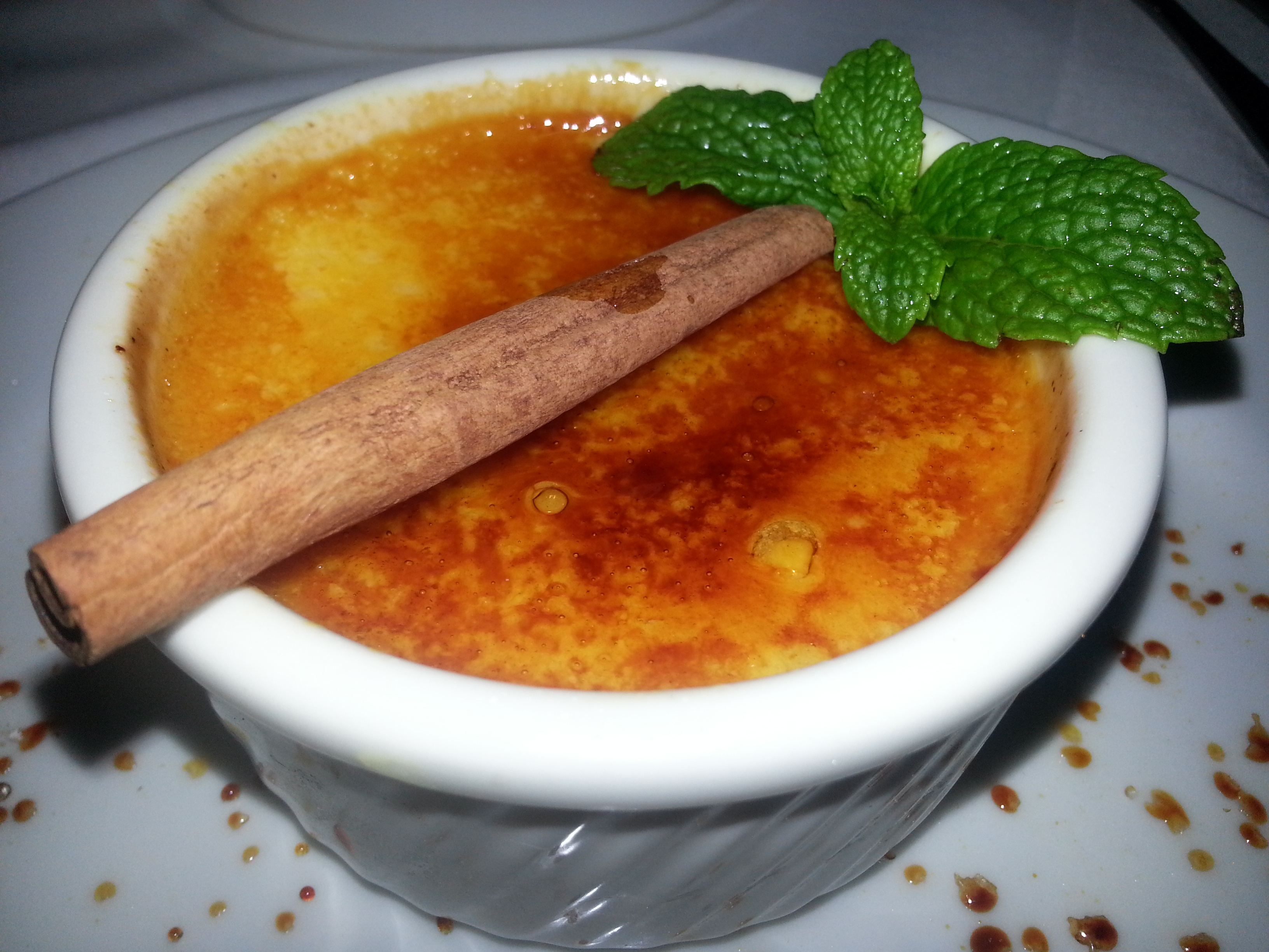 Creme brulee with cinnamon free image download