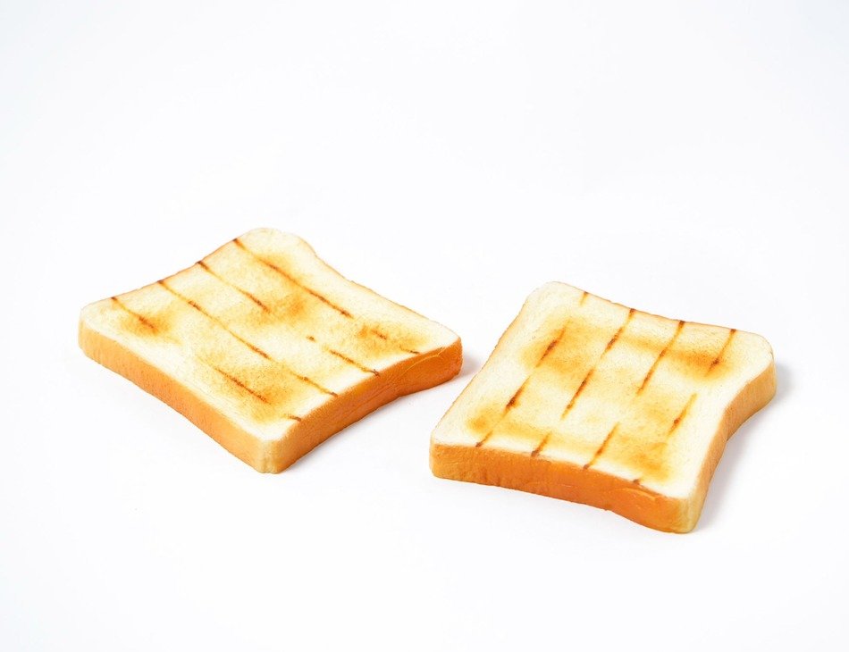 Two slices of toasts for breakfast free image download