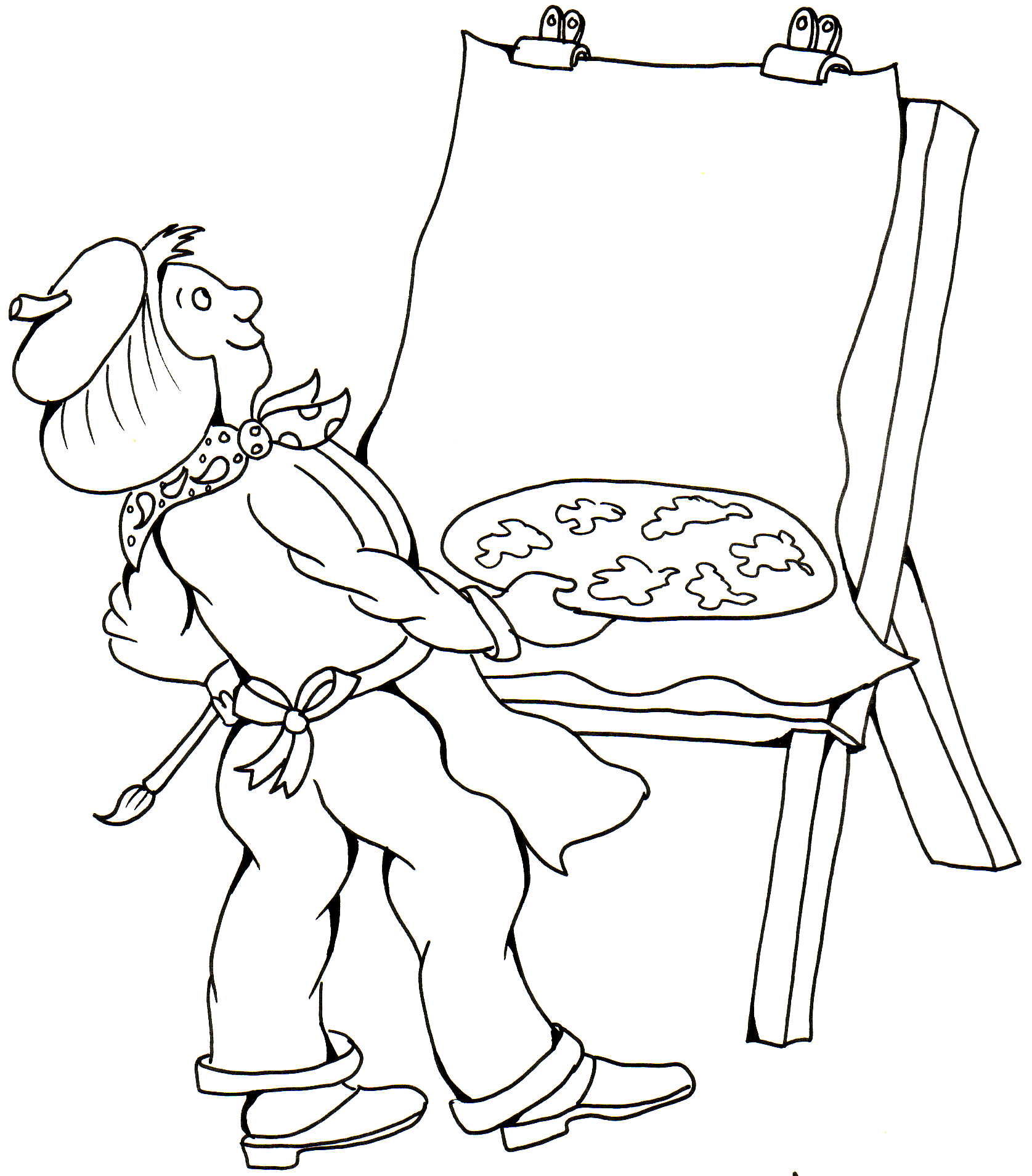 Artist Clip Art drawing free image download