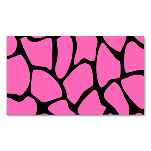 Pink Giraffe Print Bright And Black Pattern free image download