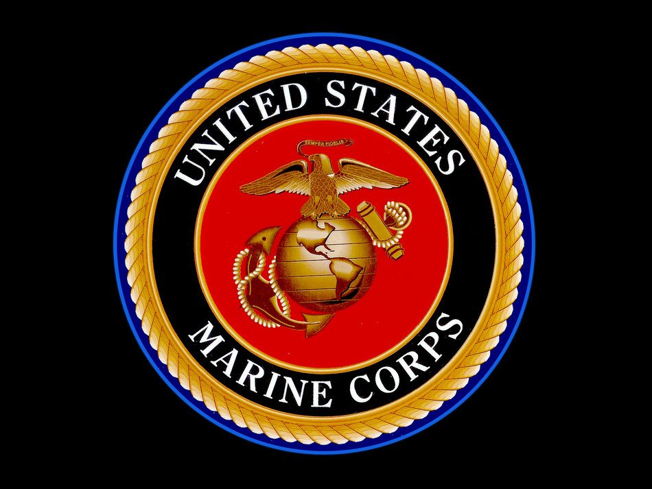 Us Marine Corps Logo Black And White free image download