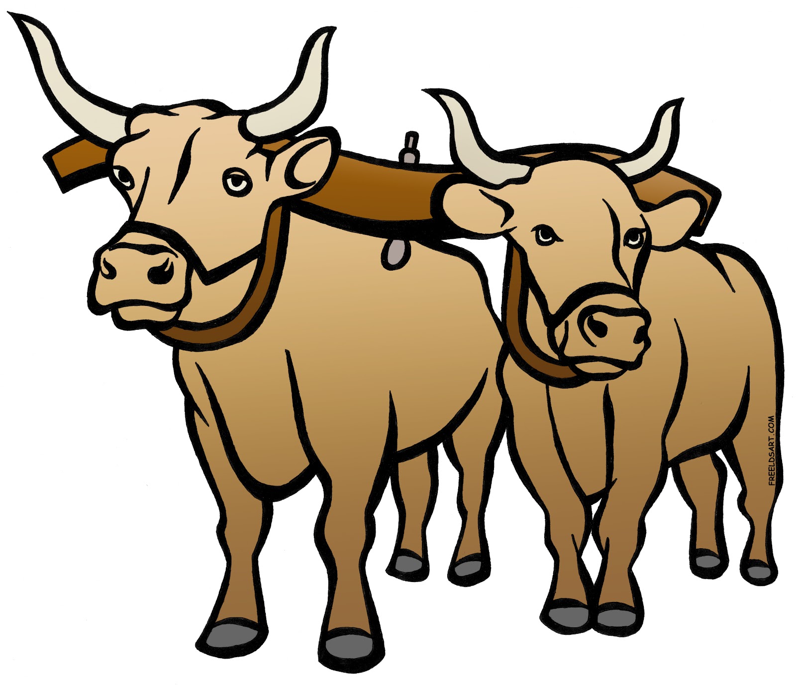 Define Yoke Of Oxen Clipart