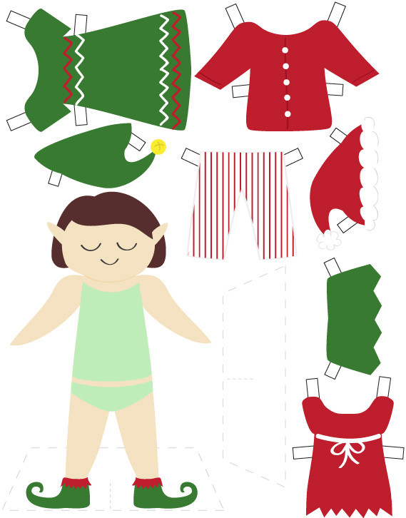 Printable Paper Doll Clothes Patterns free image download