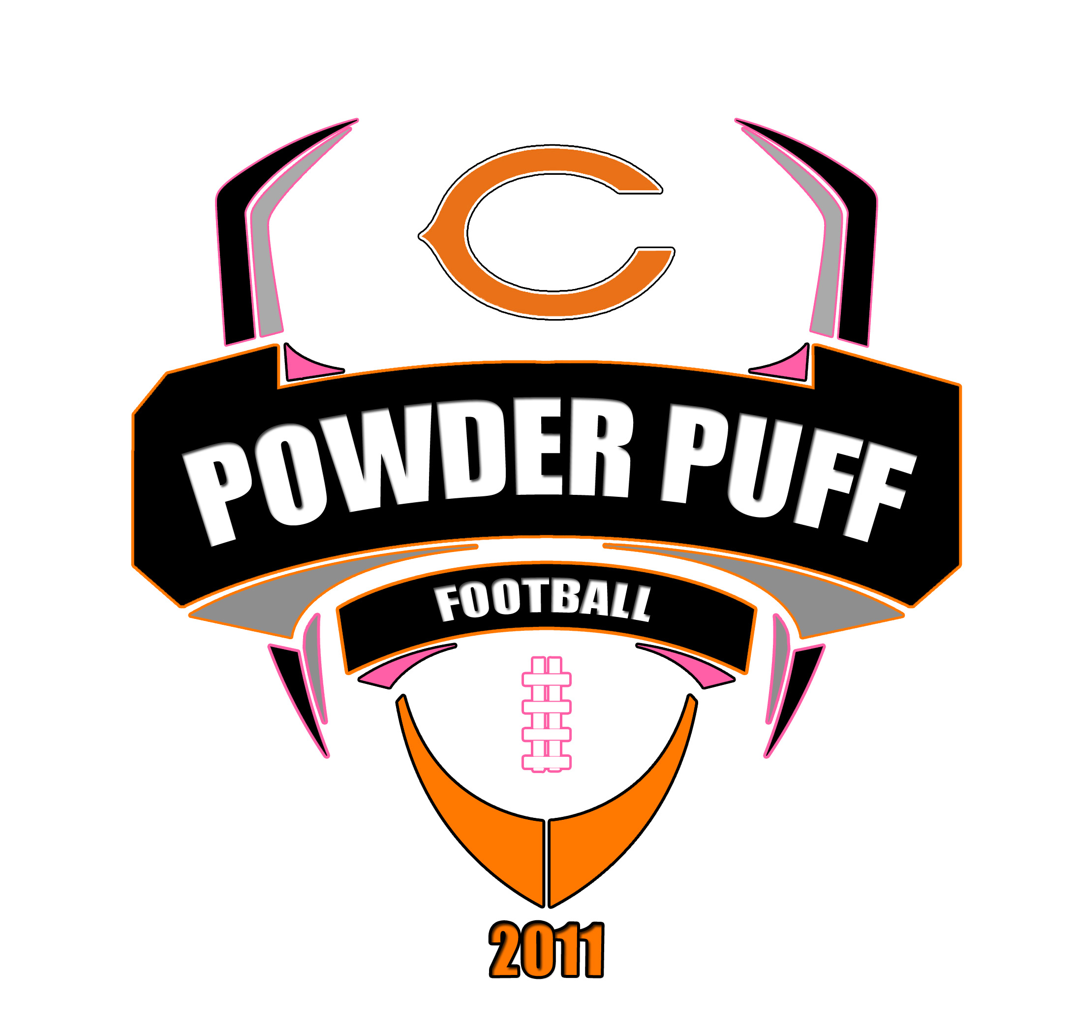 Powder Puff Football as a Logo free image download