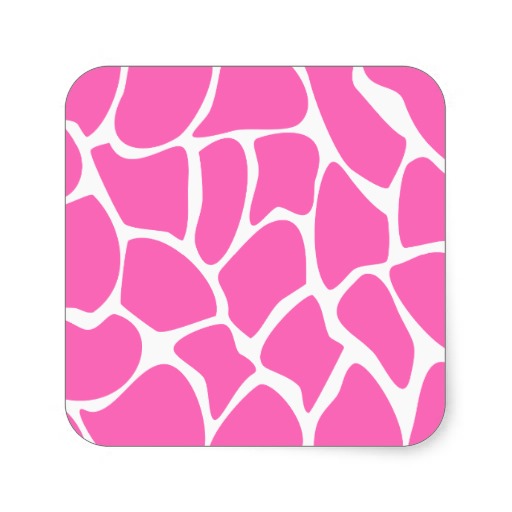 Pink Giraffe Print Clip Art free image download