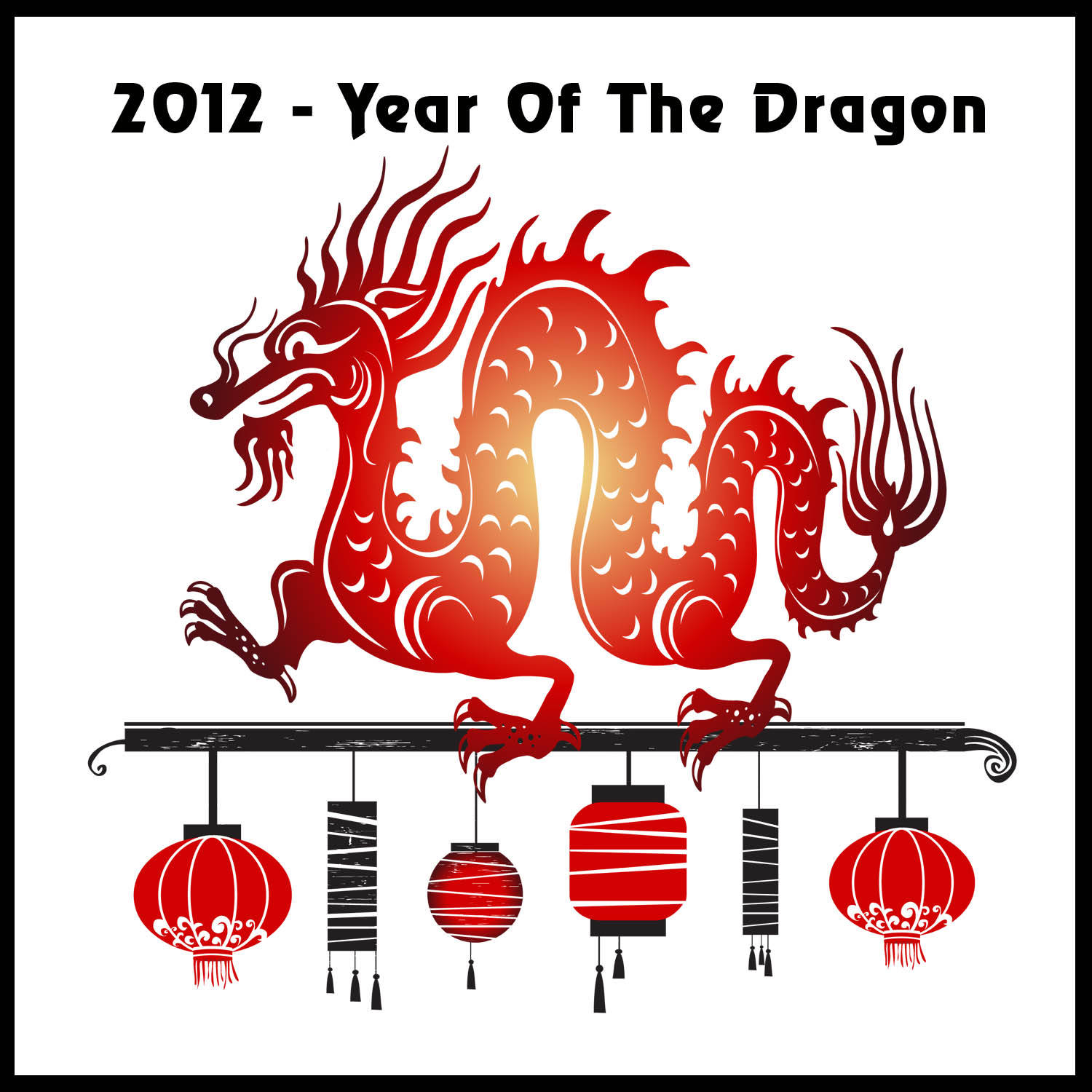 Chinese New Year Dragon drawing free image download