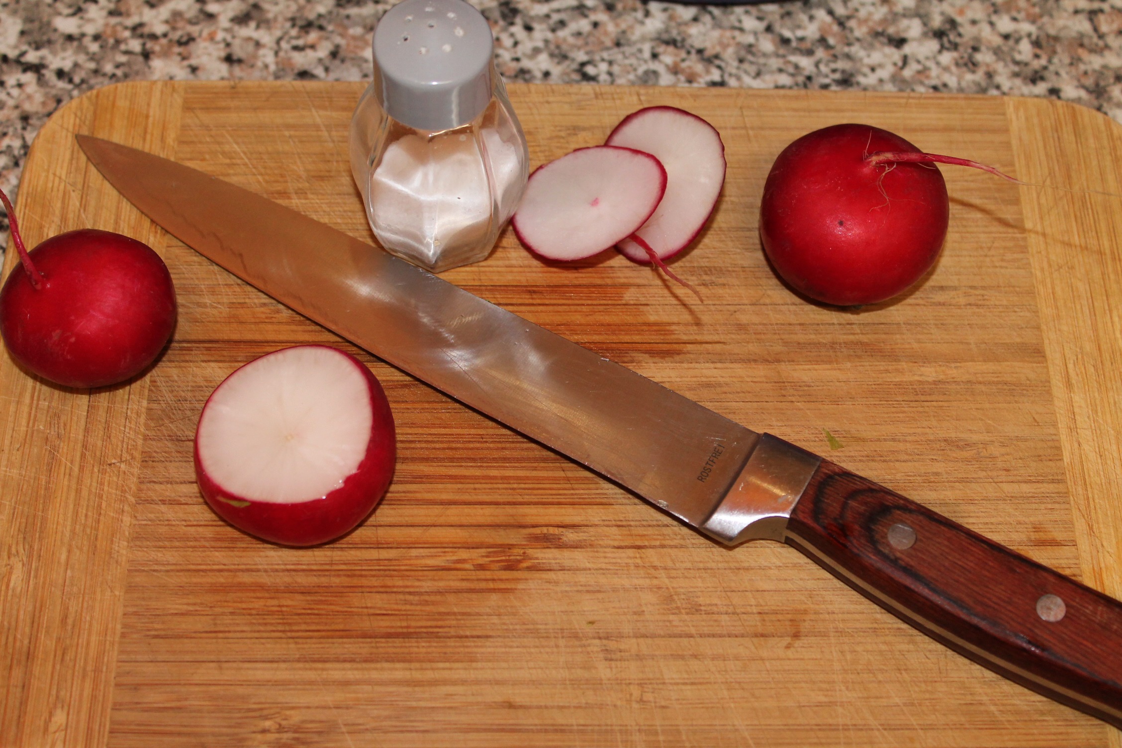 Cut radishes with salt free image download