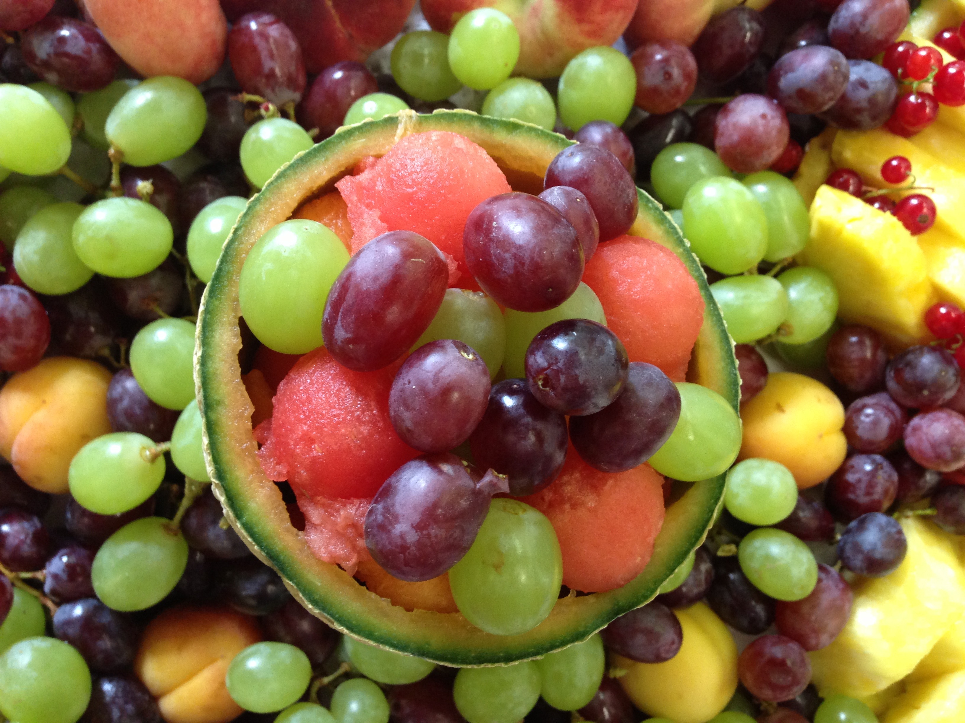 Fruit grapes melon free image download
