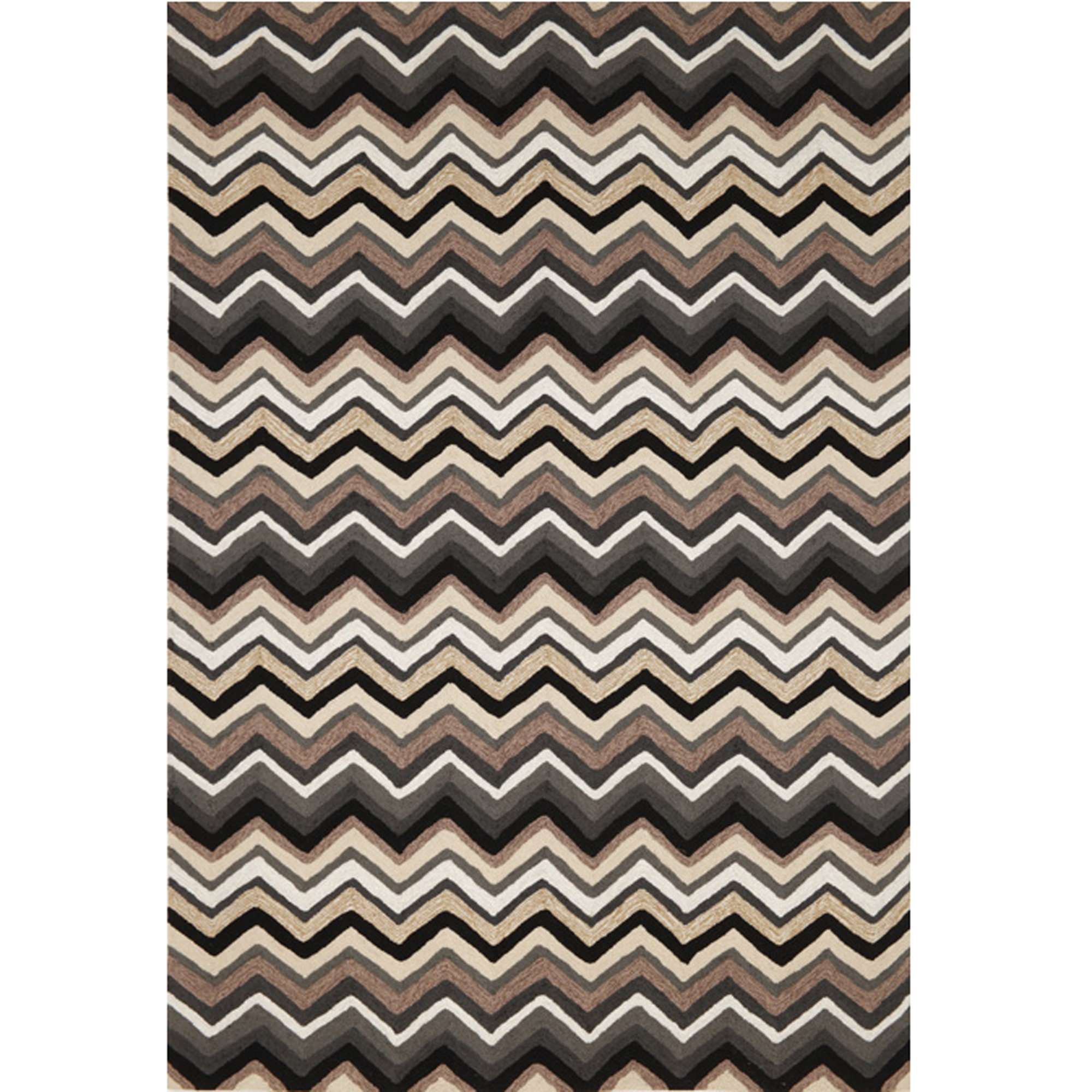 Zig Zag striped Outdoor Rug free image download