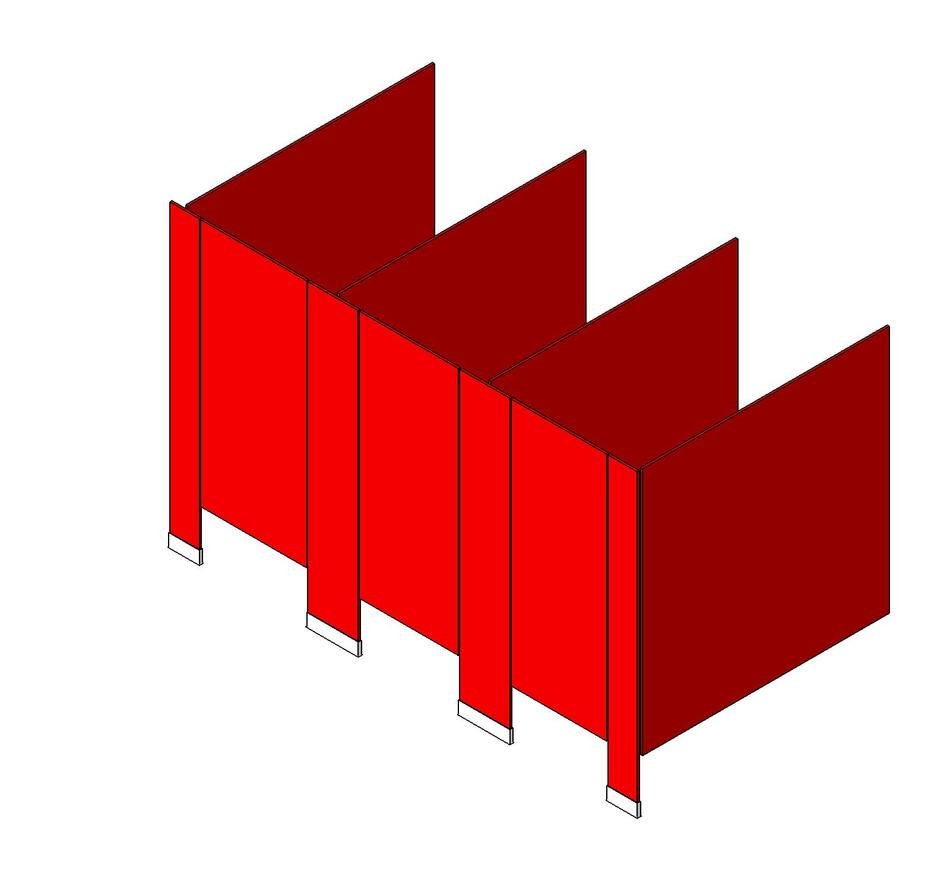 Red office dividers free image download