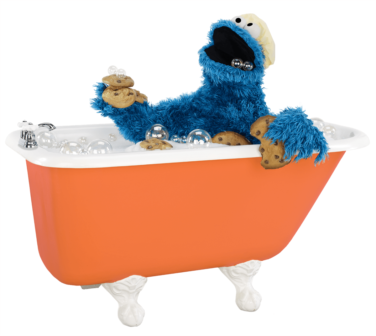 Elmo taking bath free image download