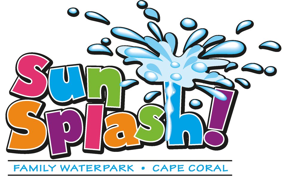 Clip art of Sun Splash Cape Coral Logo free image download