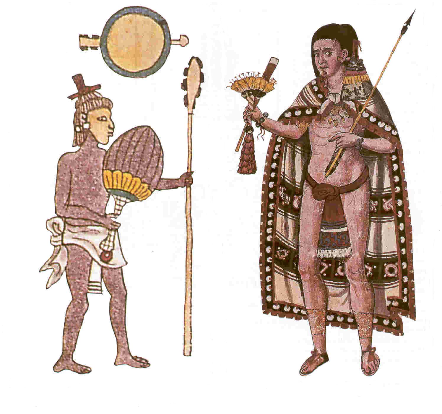 Ancient Aztec Clothing Men darwing free image download