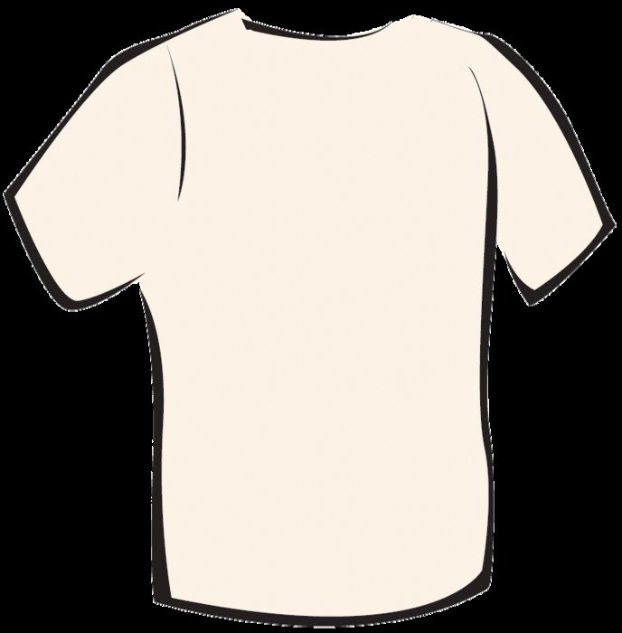 Back Blank Tee Shirt Graphics drawing free image download