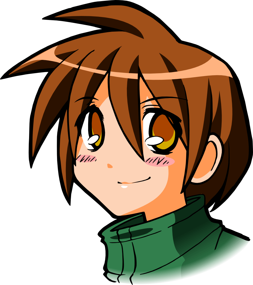 Boy with brown hair and brown eyes as a clipart free image download