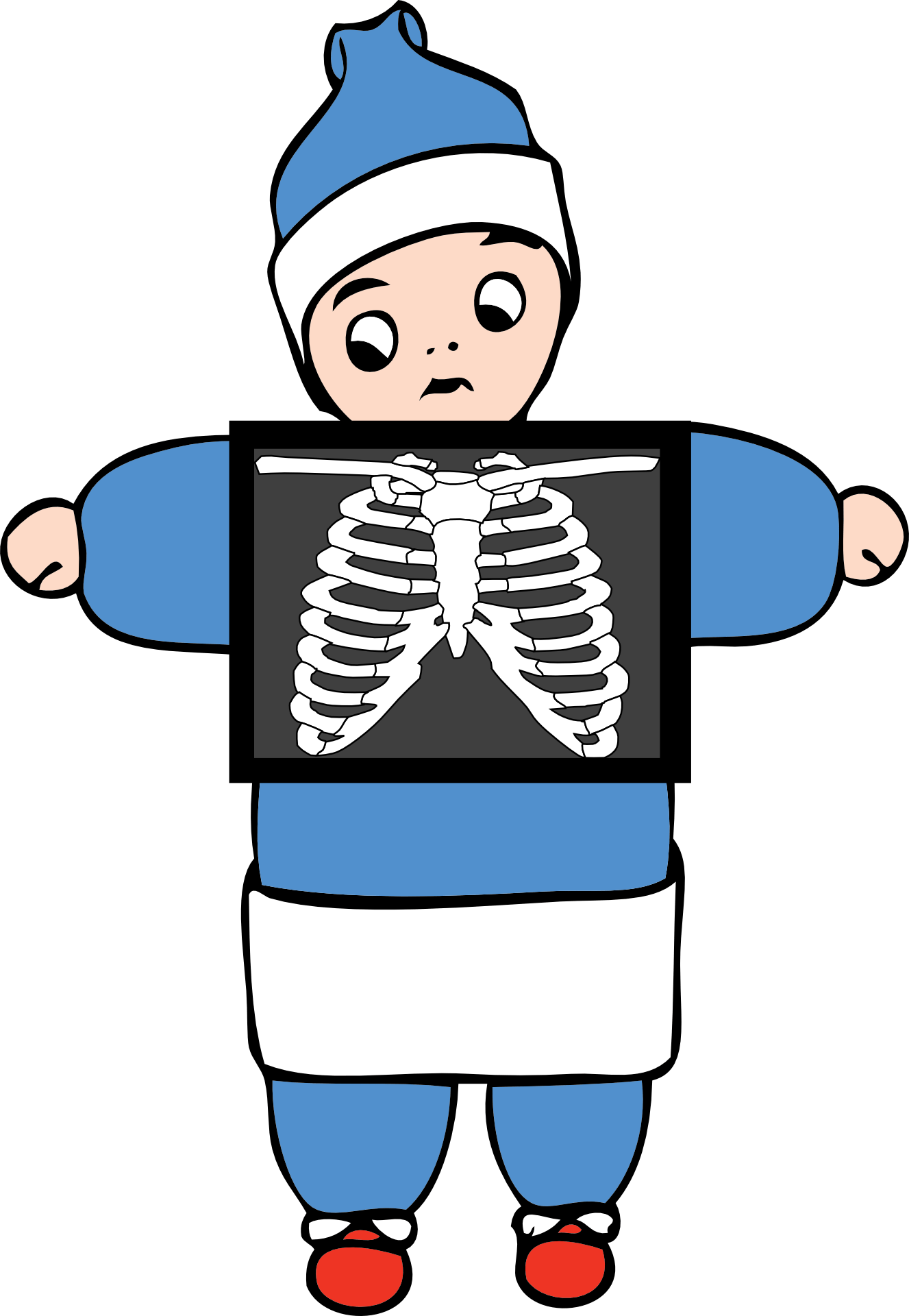 X ray anatomy drawing free image download