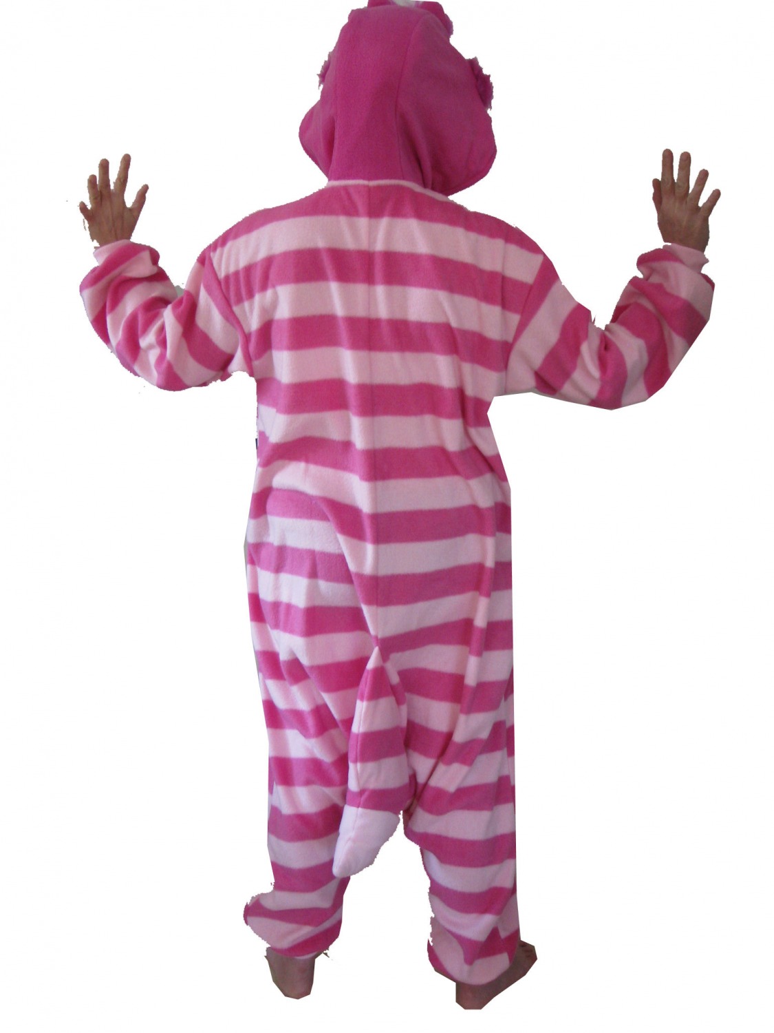 Back view of person in Cheshire Cat Costume free image download