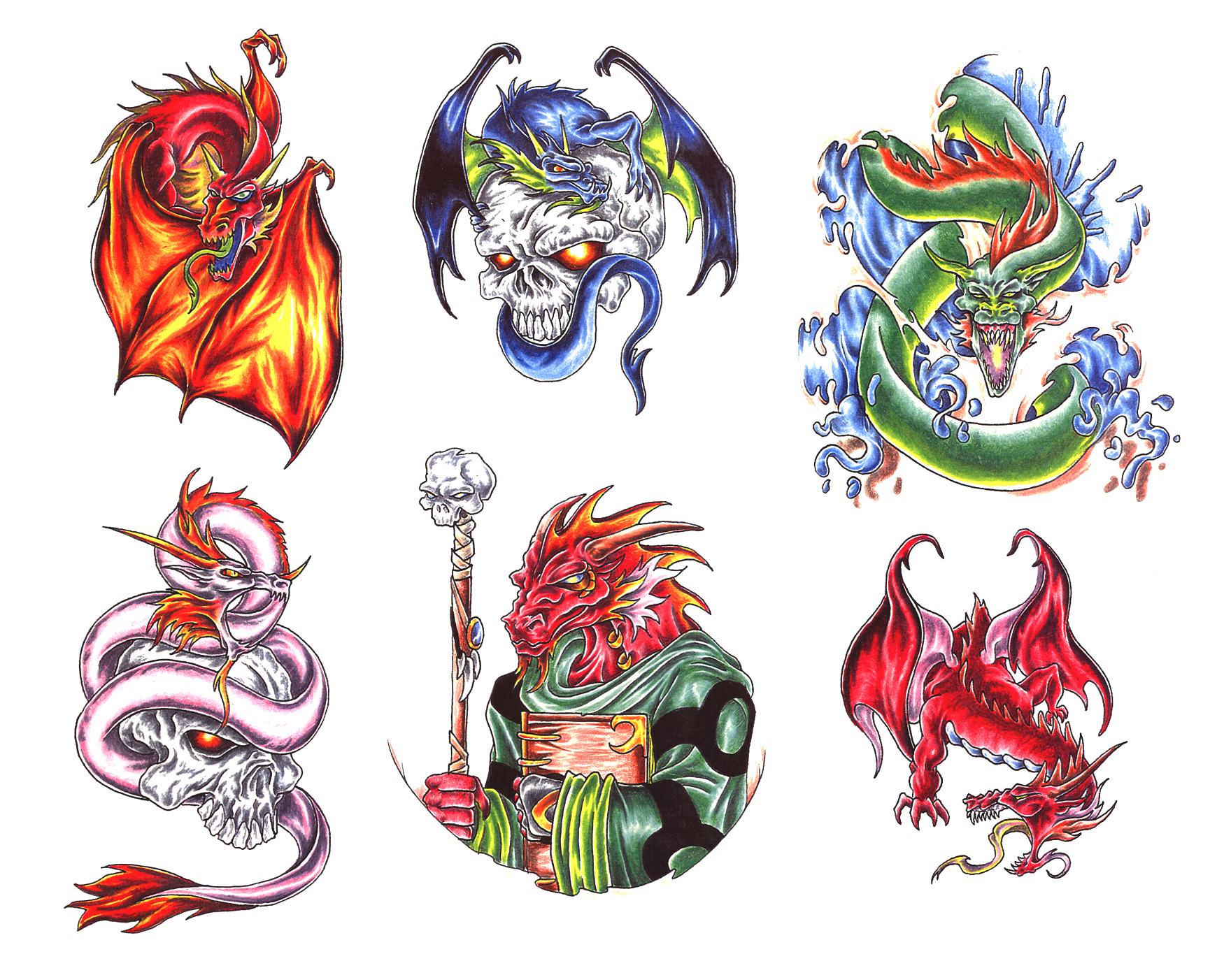Dragon Tattoo Designs drawing free image download