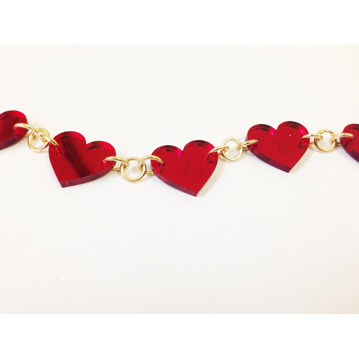 Heart Rows gold free image download