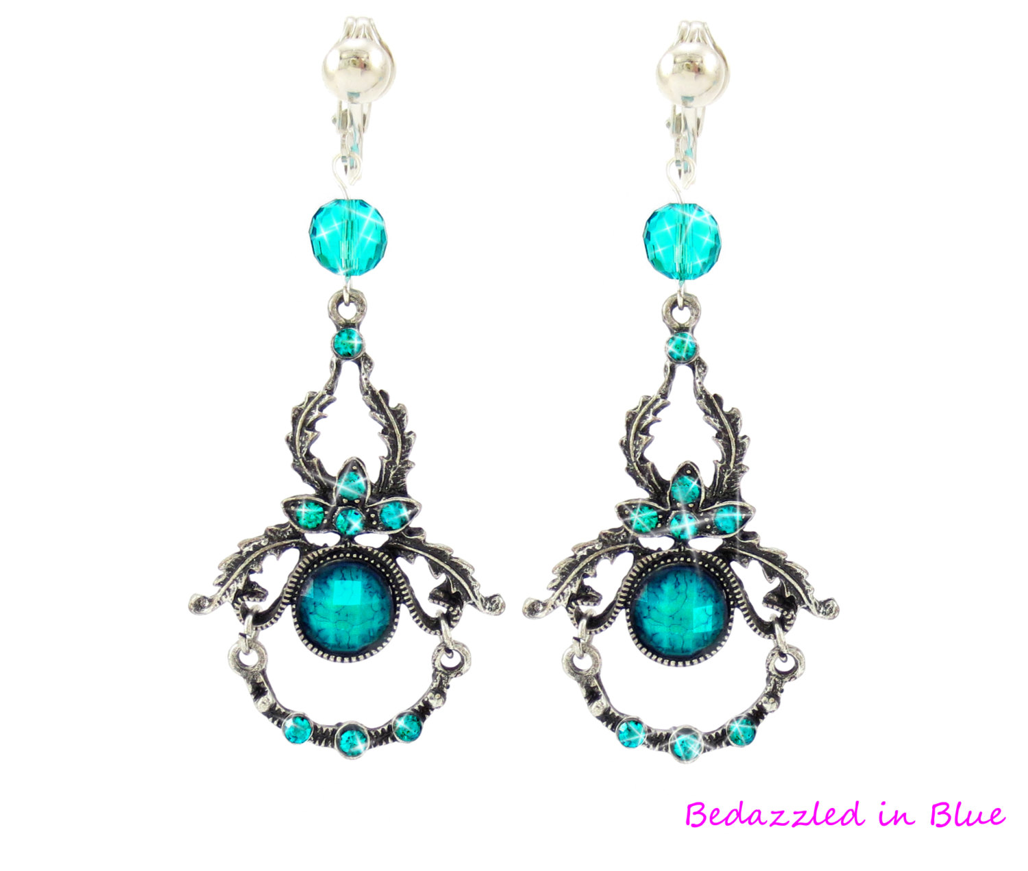 Jewelry blue earring free image download